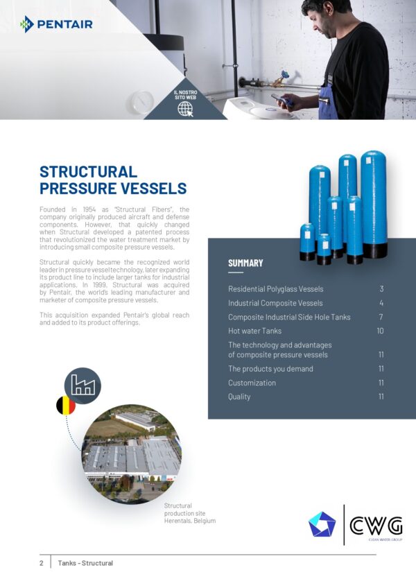 Pentair STRUCTURAL Druckbehälter – Bild 3