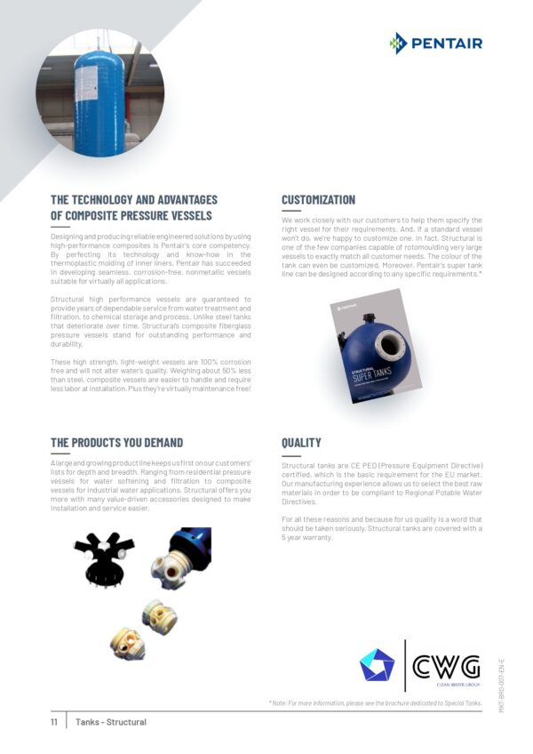 Pentair STRUCTURAL Druckbehälter – Bild 12
