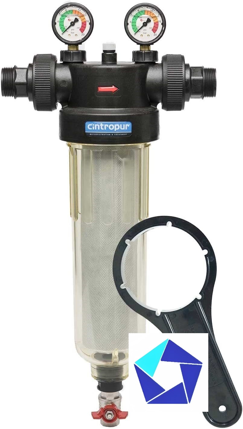 NW340 – Anschluss 1 1/4” - 25mic - CINTROPUR mechanischer Filter
